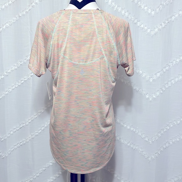 5/$25 Tek Gear Performance Core Mint Space Dye Crewneck Tee Size Large - Picture 4 of 9